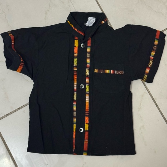 Mexican Other - Mexican Shirt for Boy ( Guayabera Style )